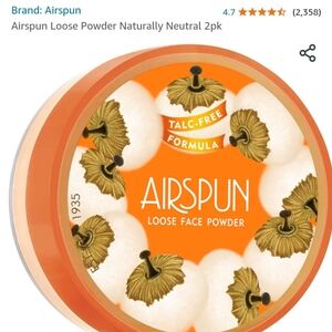 Coty naturally, Airspun loose face powder